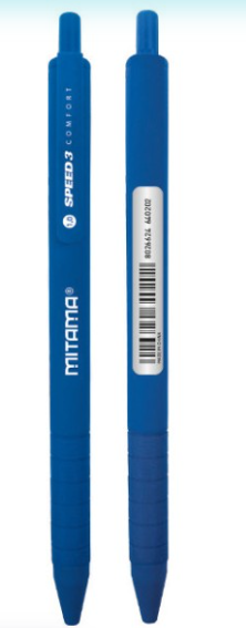 Mitama SPEED 3 Comfort Semi Gel Ink Ballpoint Pen Tip 1.0mm Blue